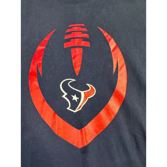 Nike "Texans" Short Sleeve‎ Shirt size XXL Blue - Picture 3 of 6